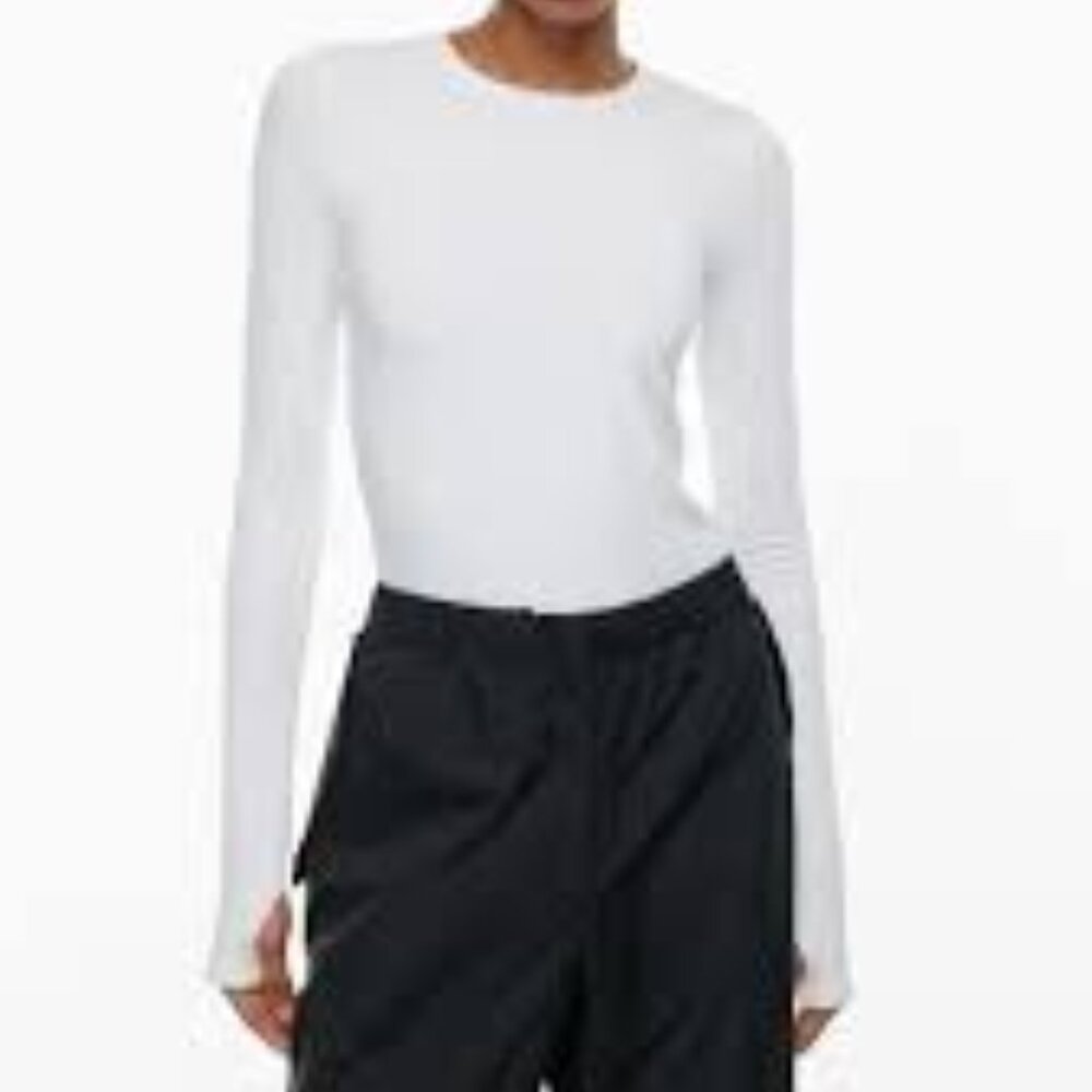 Aritzia Destination Longsleeve  Slim-fit crewneck   NWOT